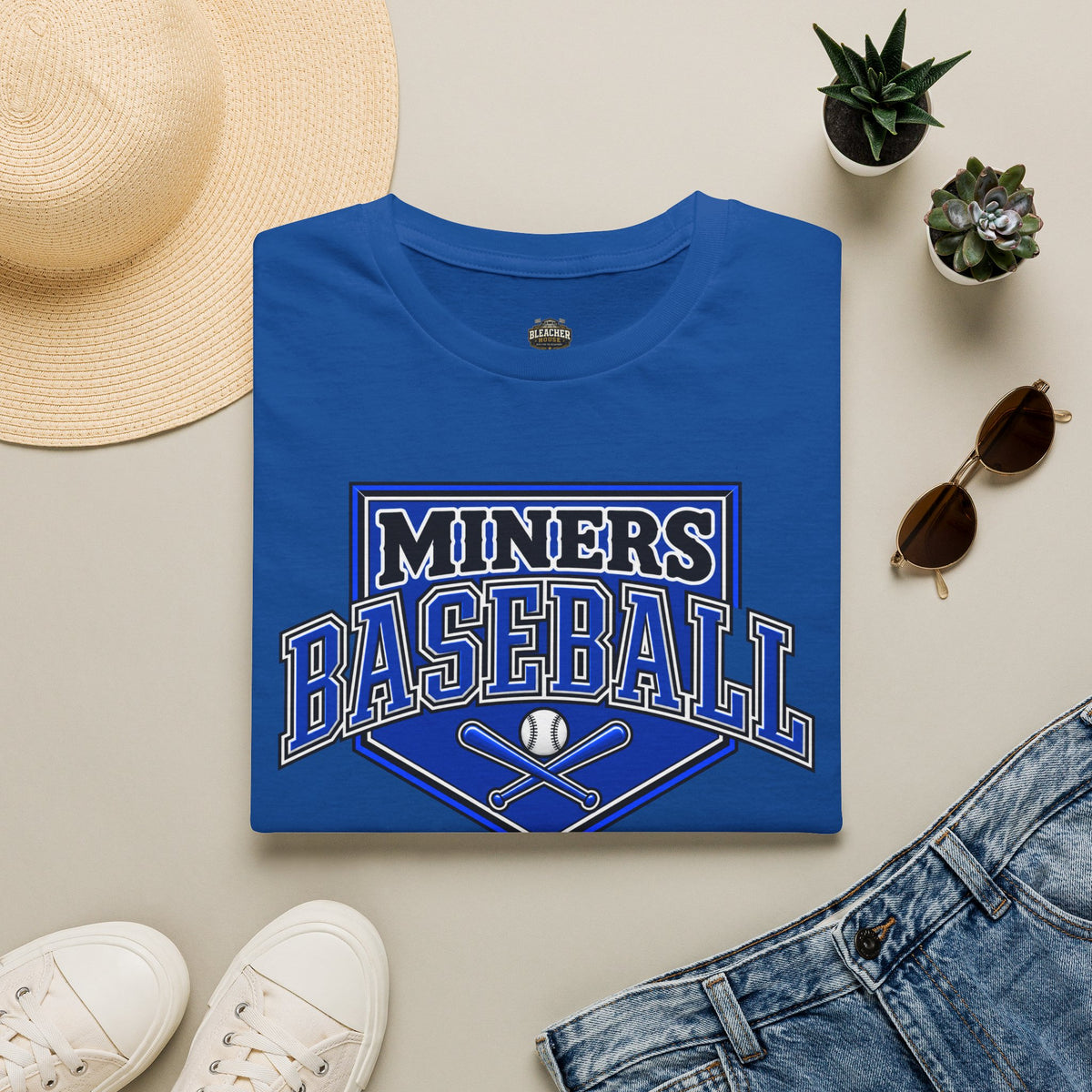 Miners Baseball T-Shirt — Team Logo Sports Tee