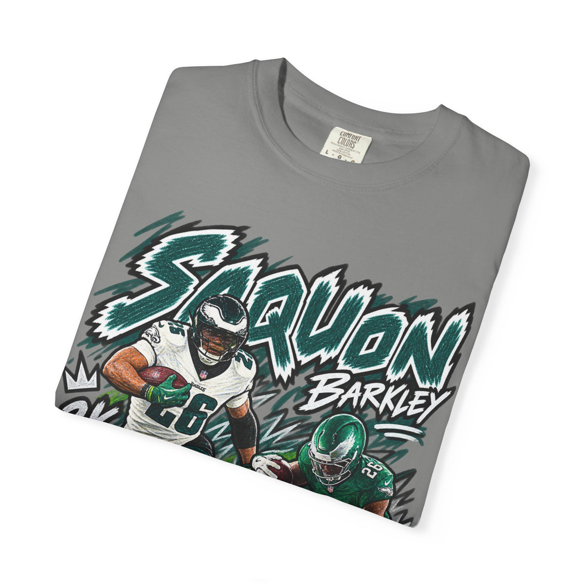 Saquon Barkley Graphic T-Shirt - Sunday Standouts Sketch Series