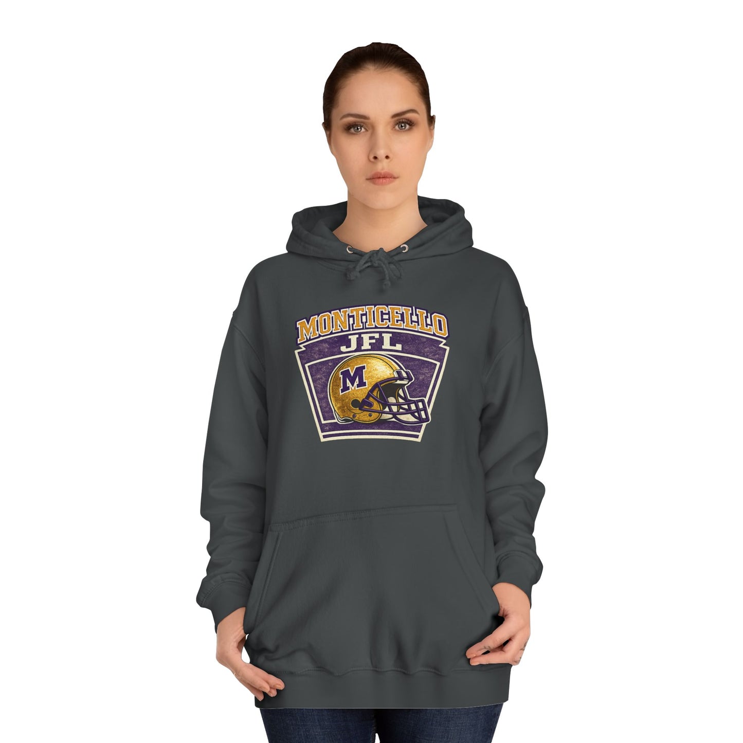 Monticello JFL Hoodie — Vintage Helmet Hoodie