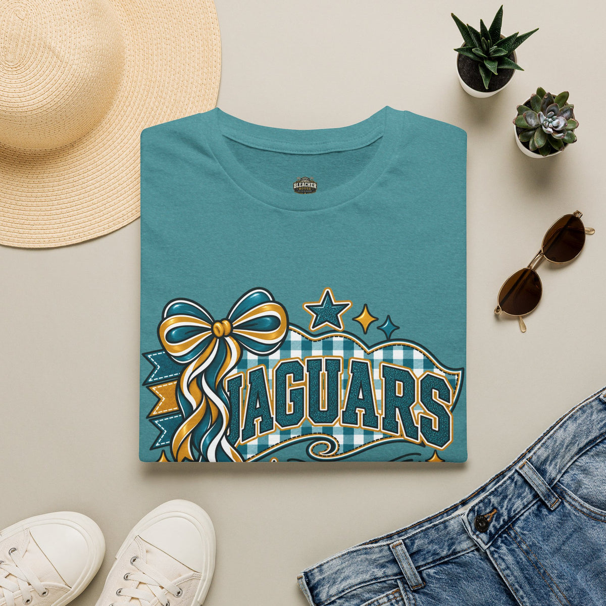 Jaguars Ribbon & Bow T‑Shirt — Team Spirit Tee