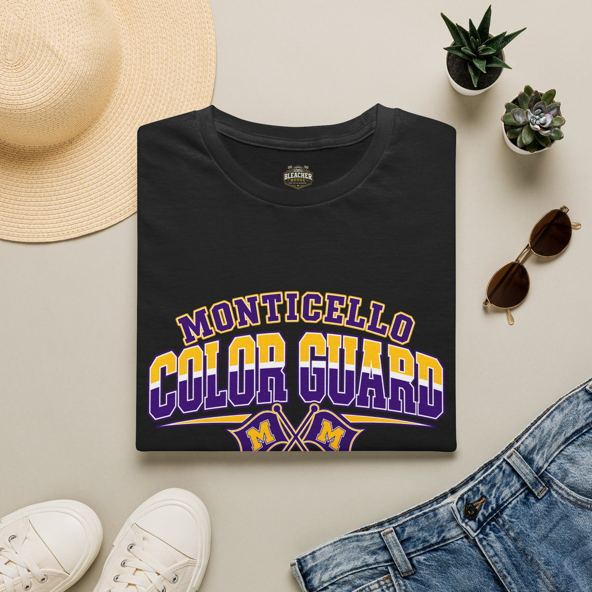 Monticello Color Guard T-Shirt — School Spirit Tee