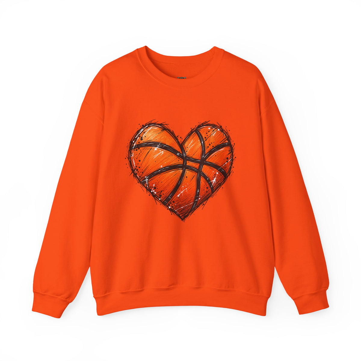Basketball Heart Crewneck Sweatshirt