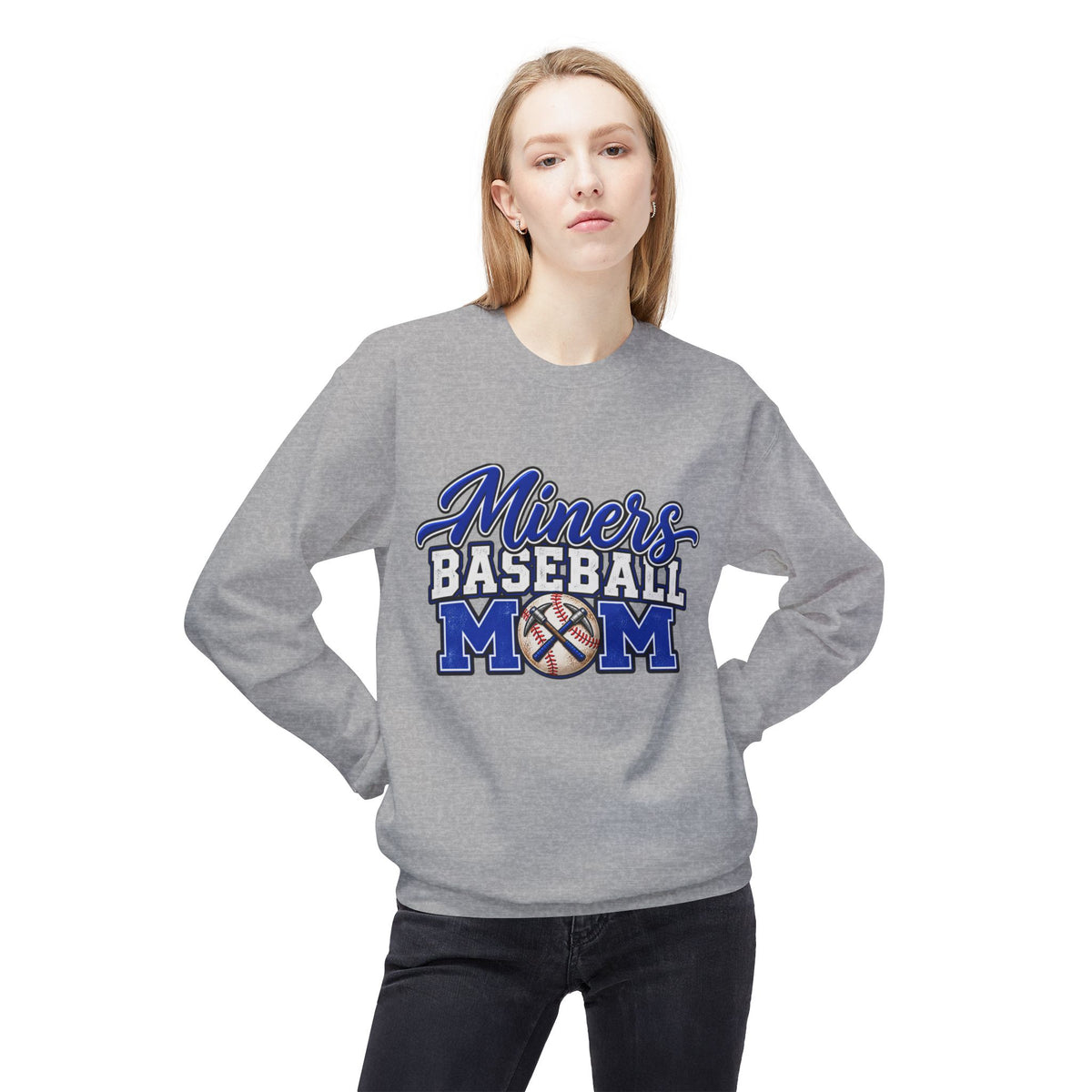 Miners Baseball Mom Sweatshirt – Team Spirit Crewneck for Baseball Moms