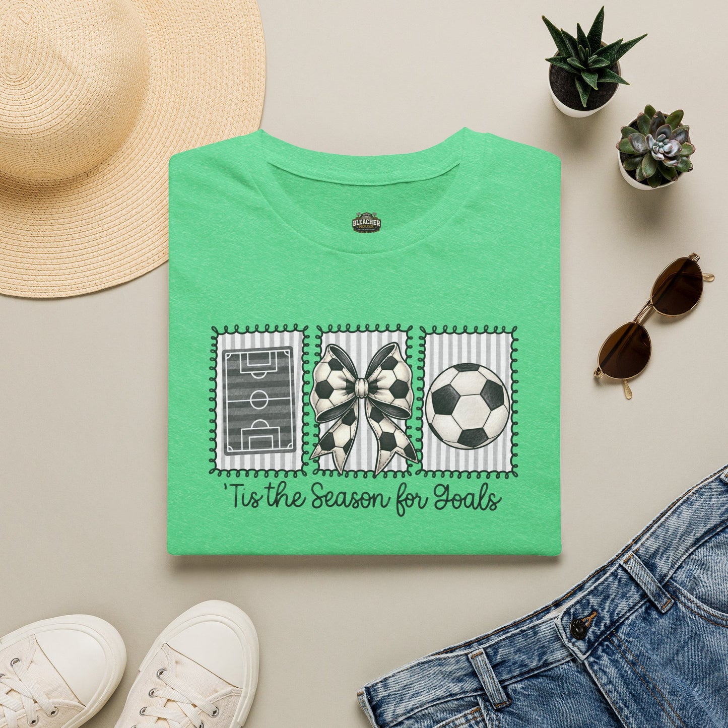Soccer T‑Shirt — "Tis the Season for Goals"  Soccer Tee