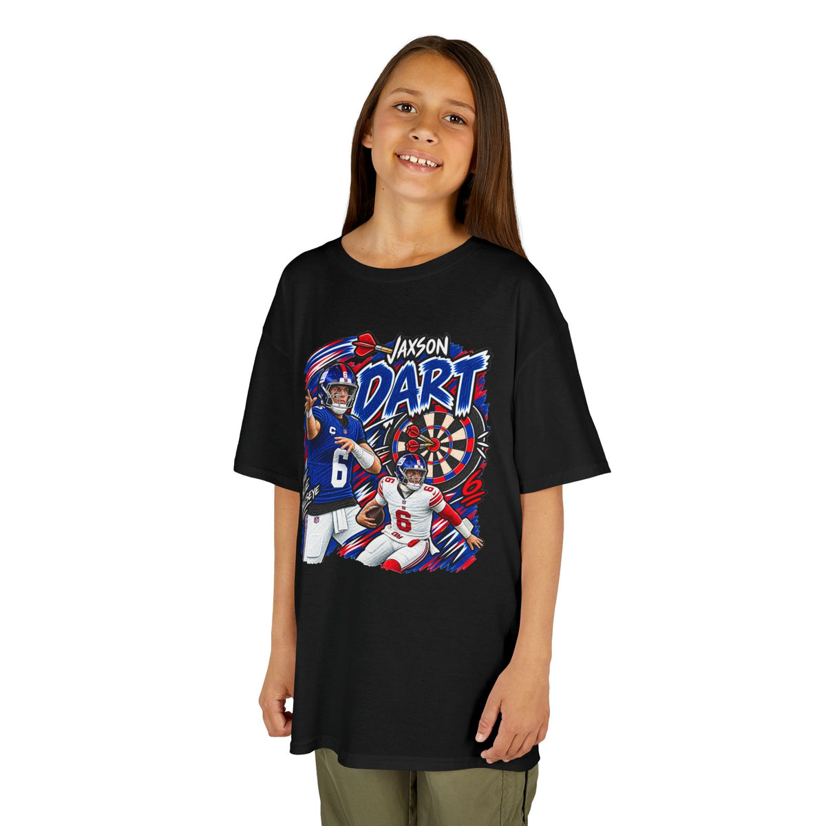 YOUTH Jaxson Dart Graphic T-Shirt - Sunday Standouts Sketch Series