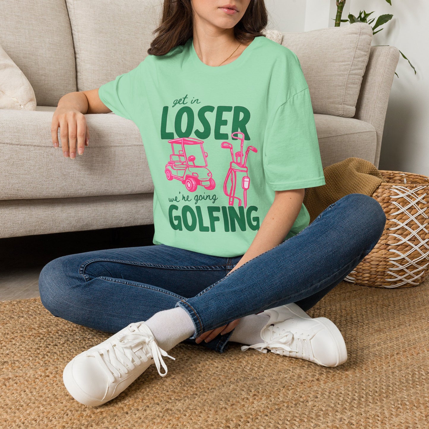 Get in LOSER, we're going GOLFING, Funny Golf Shirt