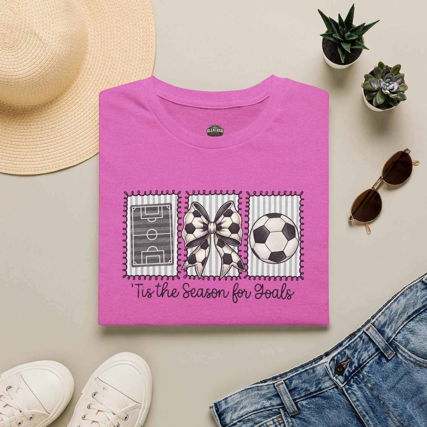 Soccer T‑Shirt — "Tis the Season for Goals"  Soccer Tee