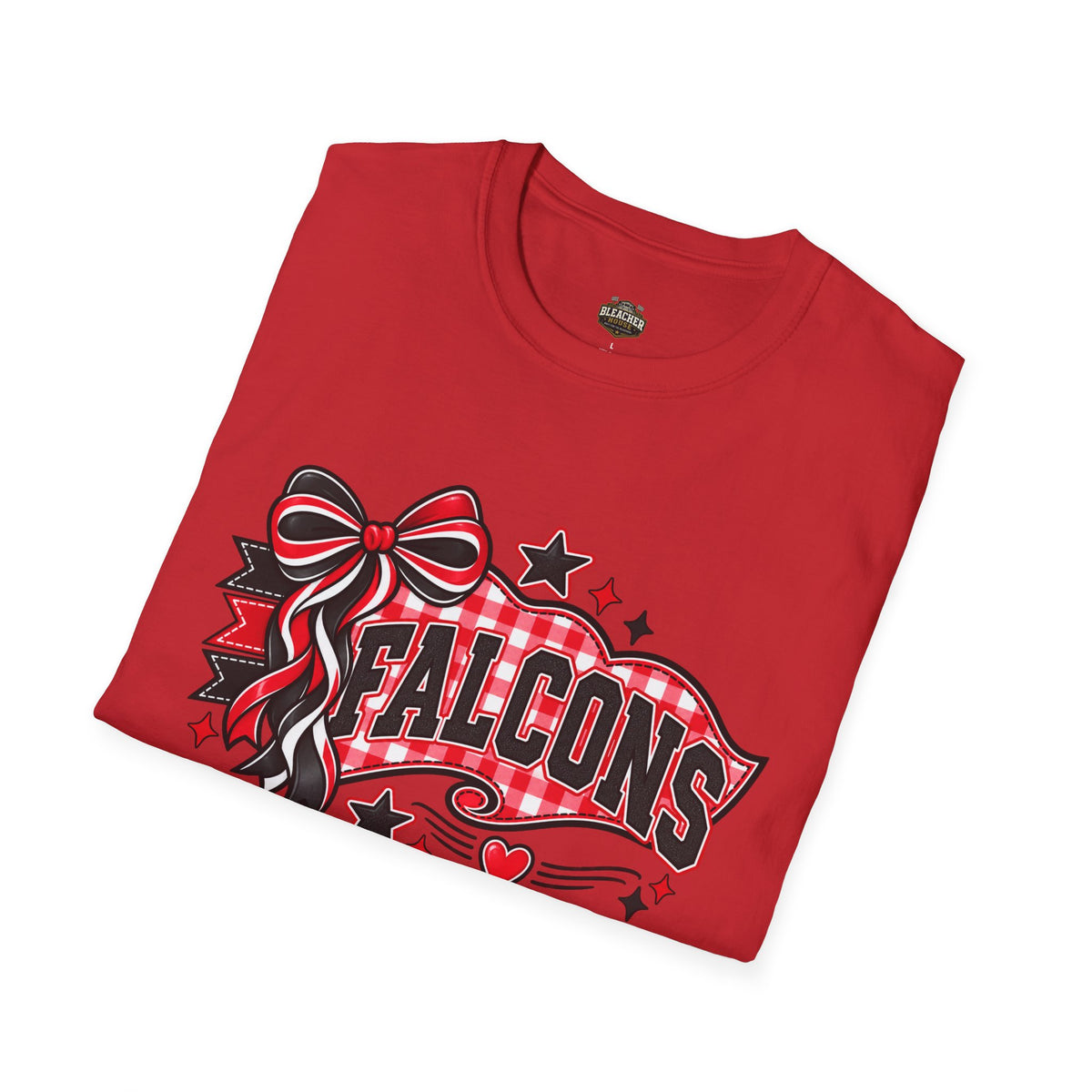 Falcons Bow T-Shirt — Red & Black Spirit Shirt