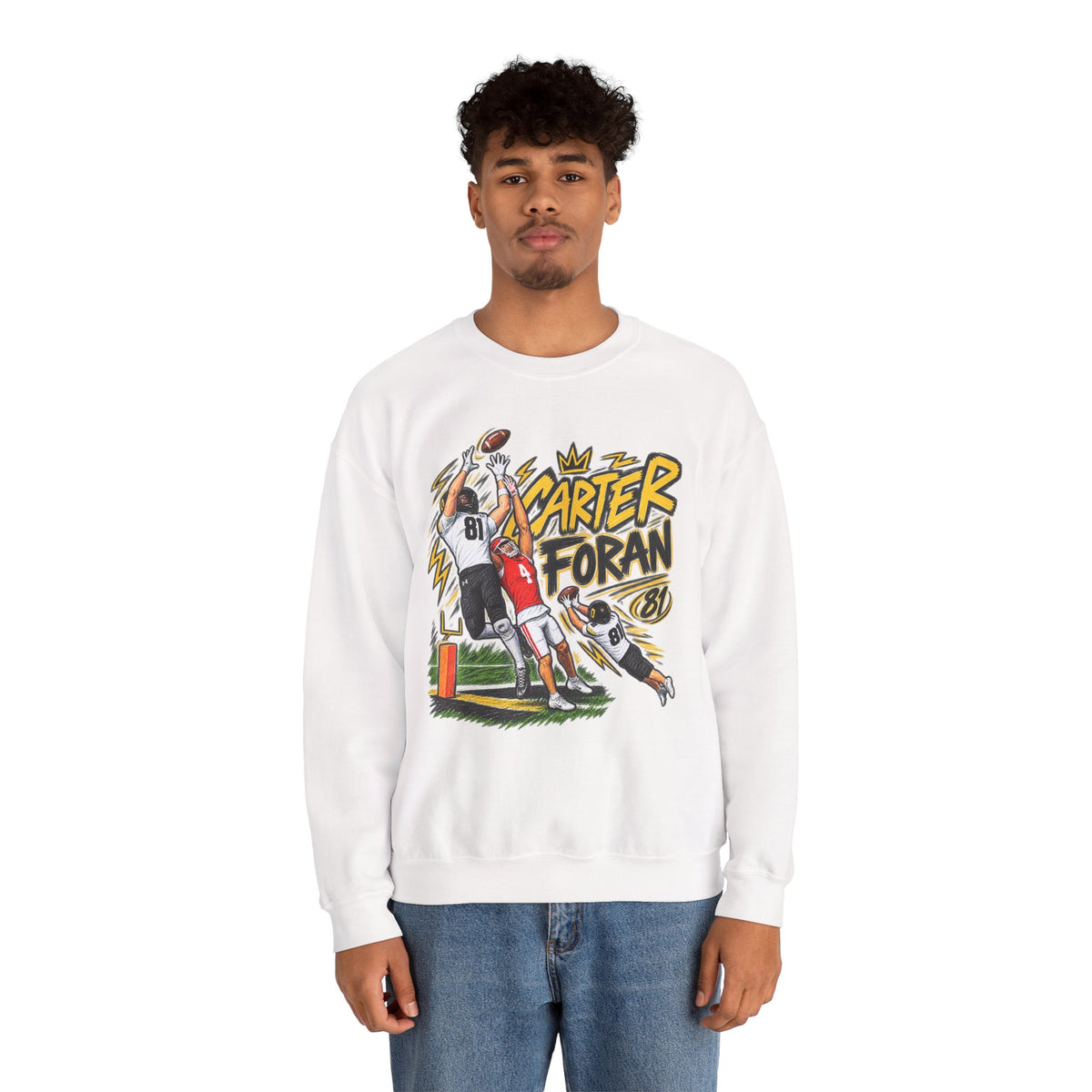 CARTER FORAN Graphic Crewneck - Saturday Standouts Sketch Series