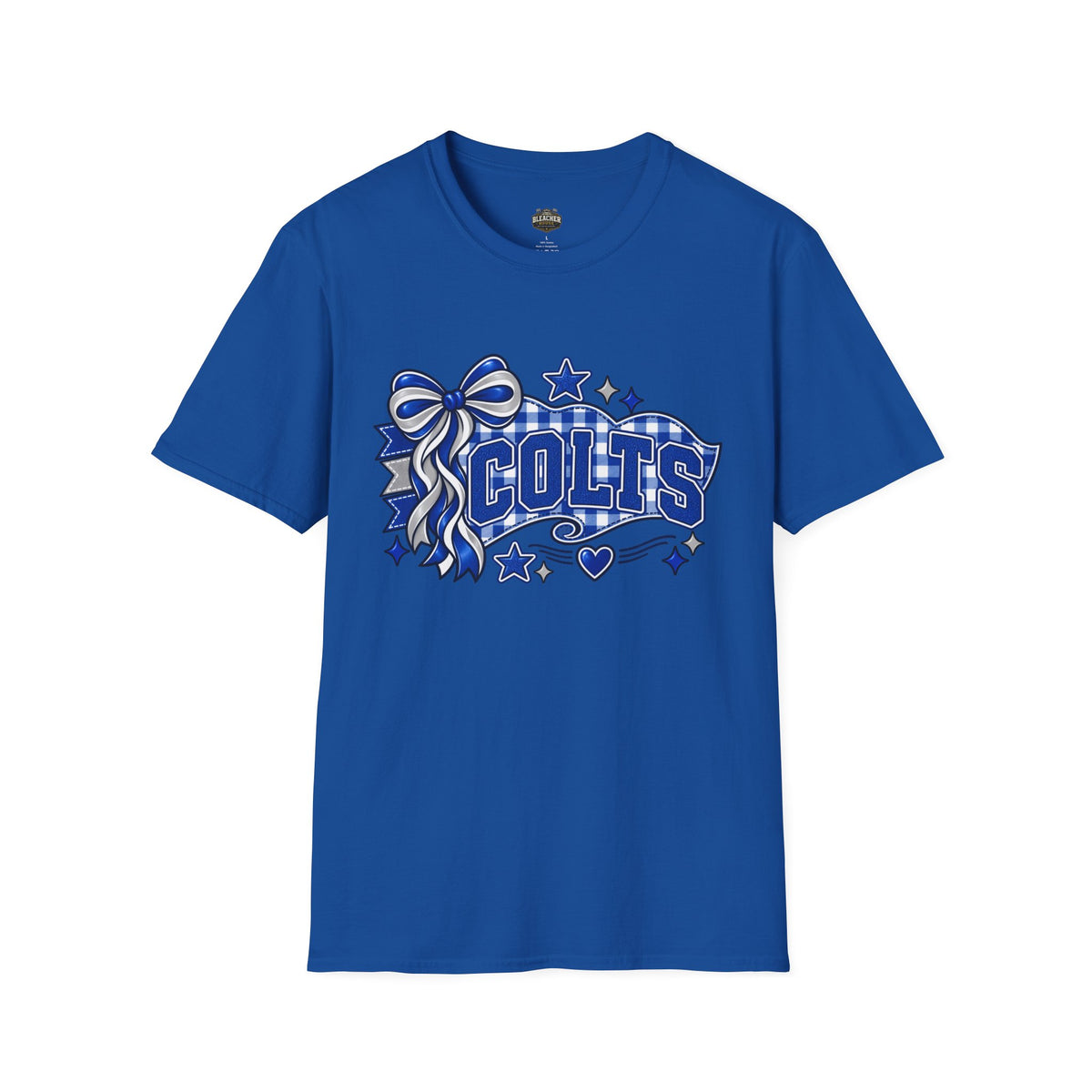 Colts Ribbon & Banner T-Shirt — Team Spirit Tee
