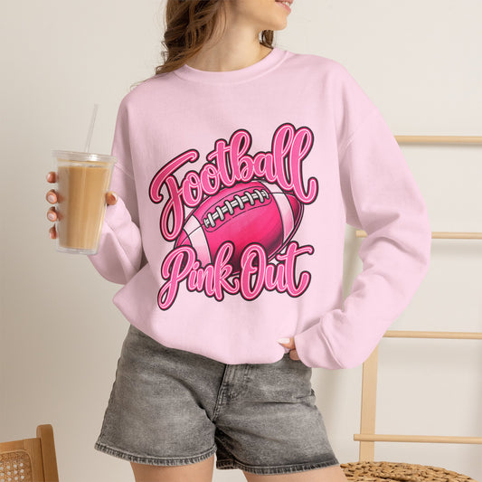 Football Pink Out Sweatshirt