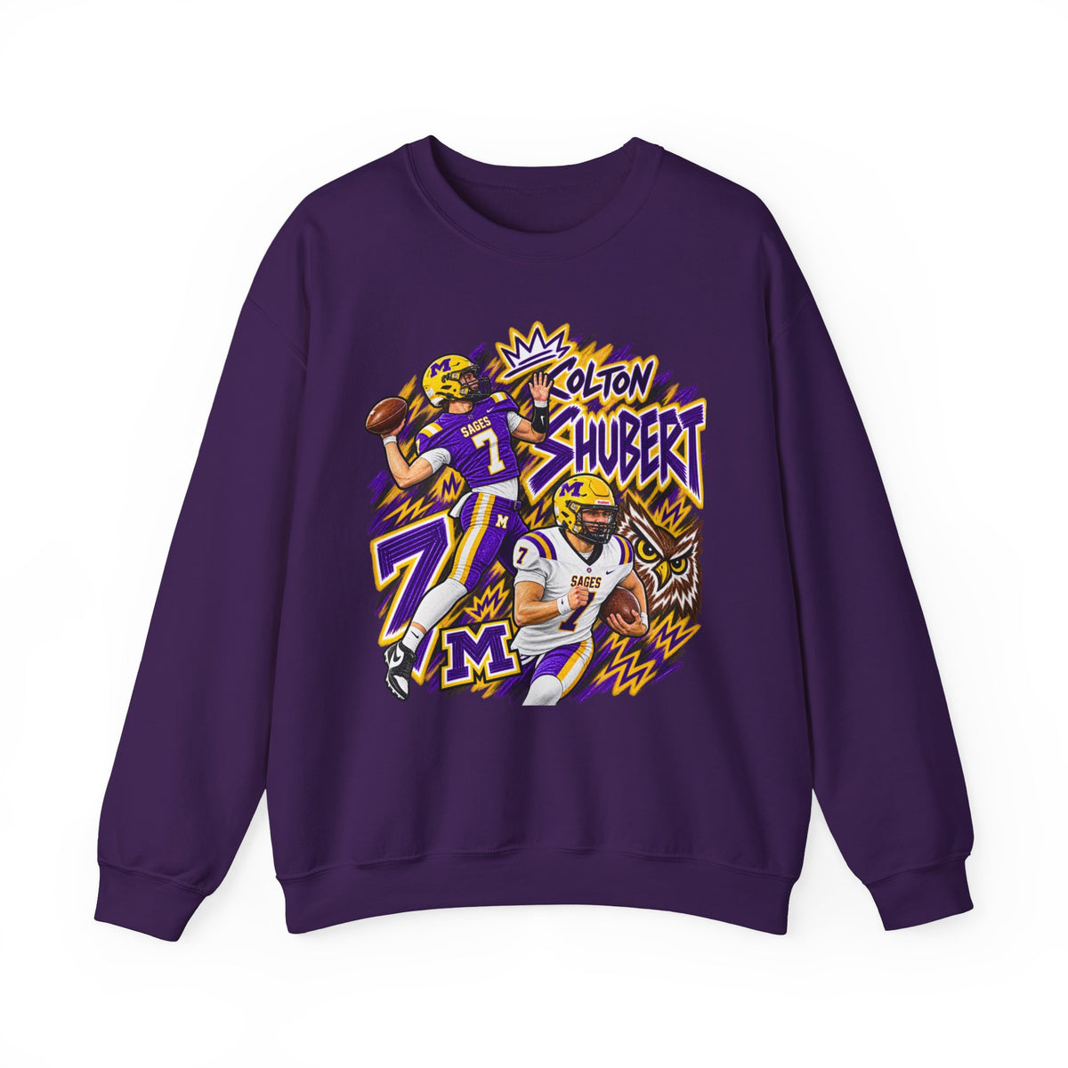 Colton Shubert Graphic Sketch Crewneck Sweatshirt