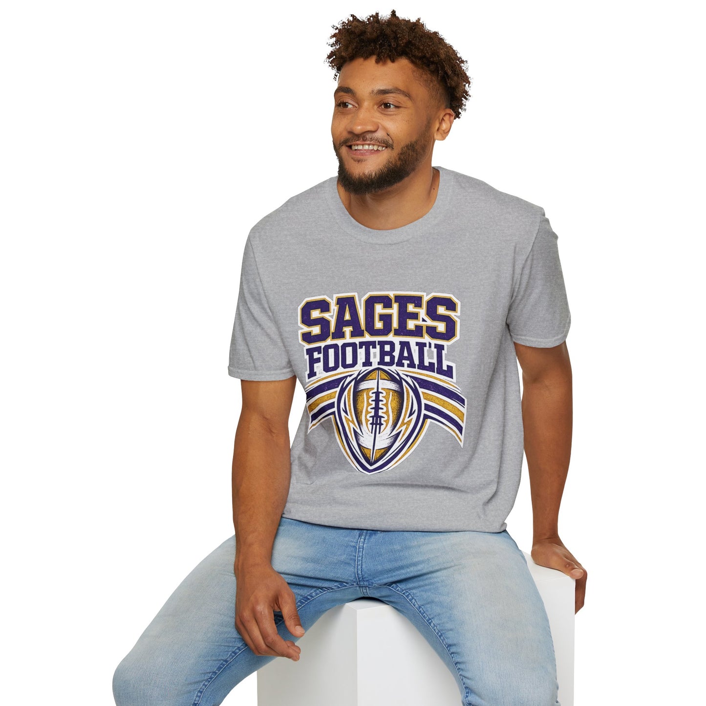 Sages Football T-Shirt — Vintage Collegiate Team Tee