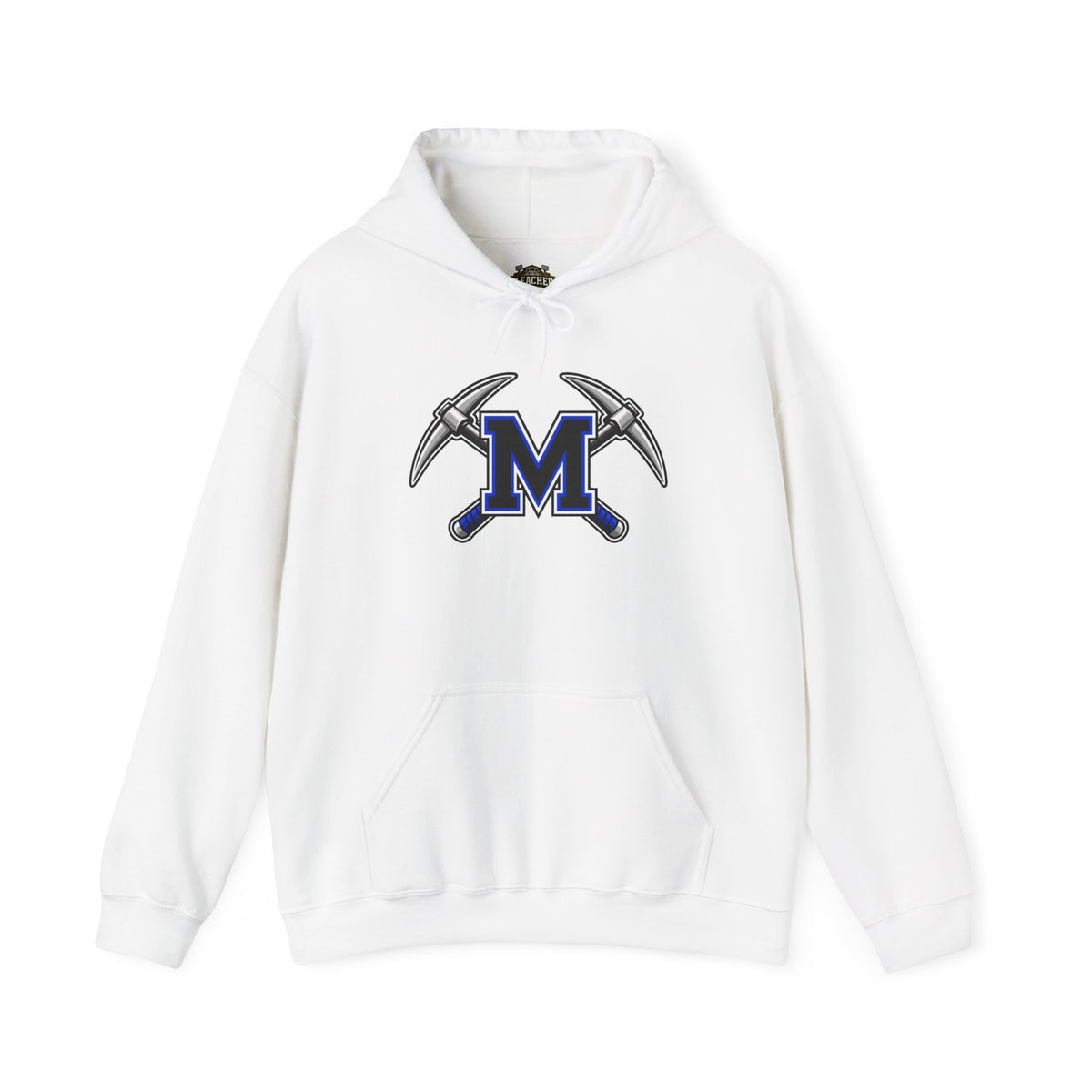 Miners M Logo Hoodie - Cross Pickaxe Graphic M Logo