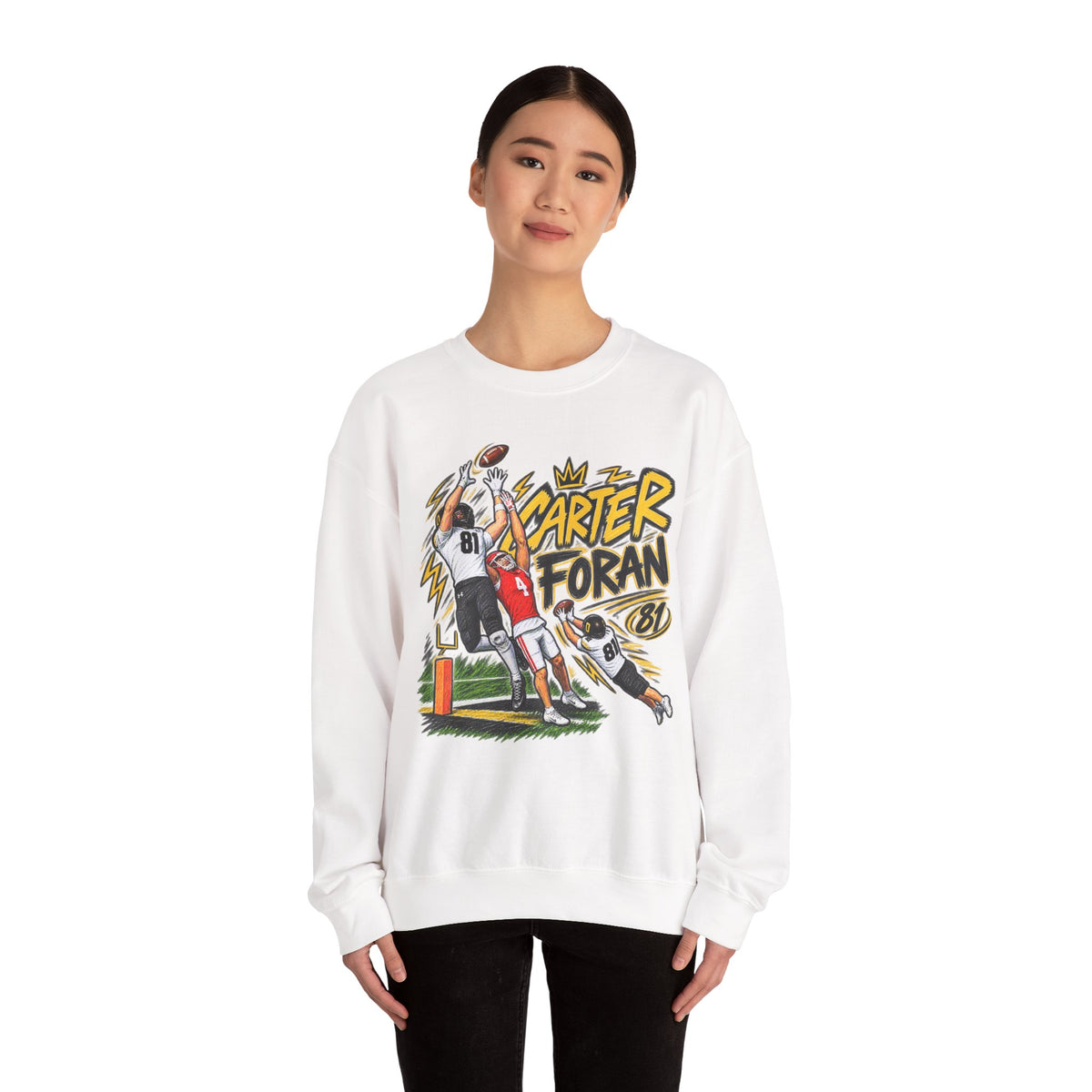 CARTER FORAN Graphic Crewneck - Saturday Standouts Sketch Series