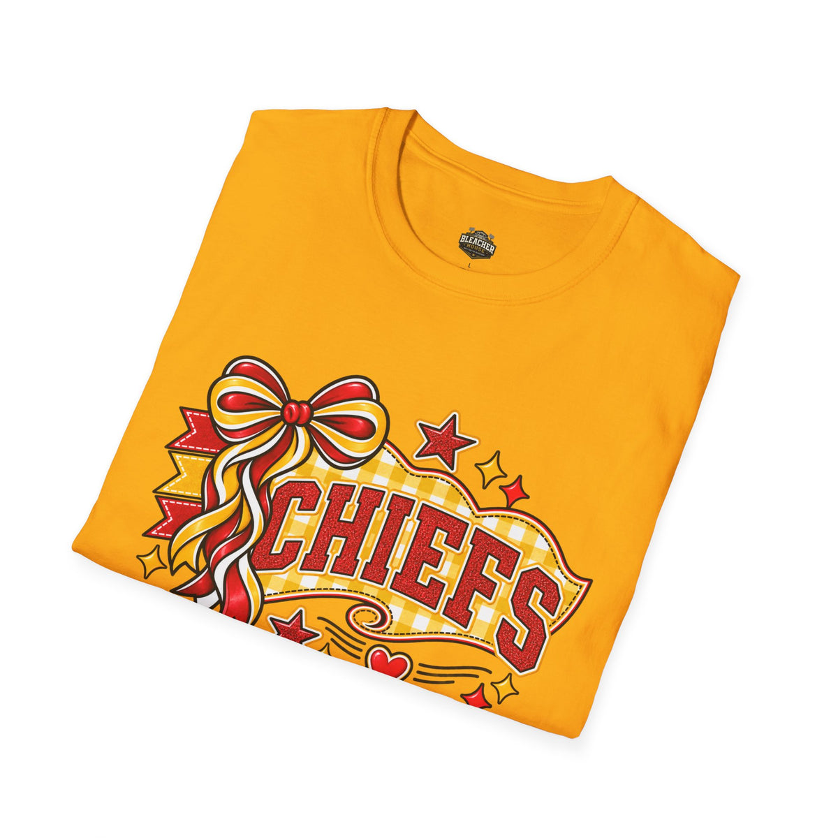 Chiefs Ribbon & Banner T-Shirt — Team Spirit Tee