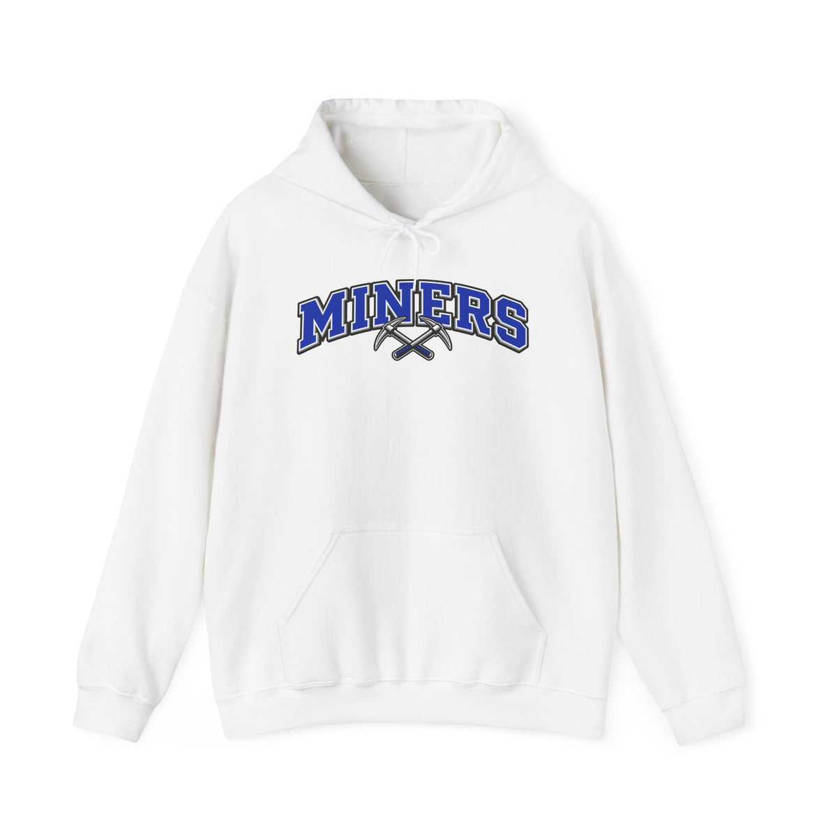 Miners Block Letter and Logo Hoodie