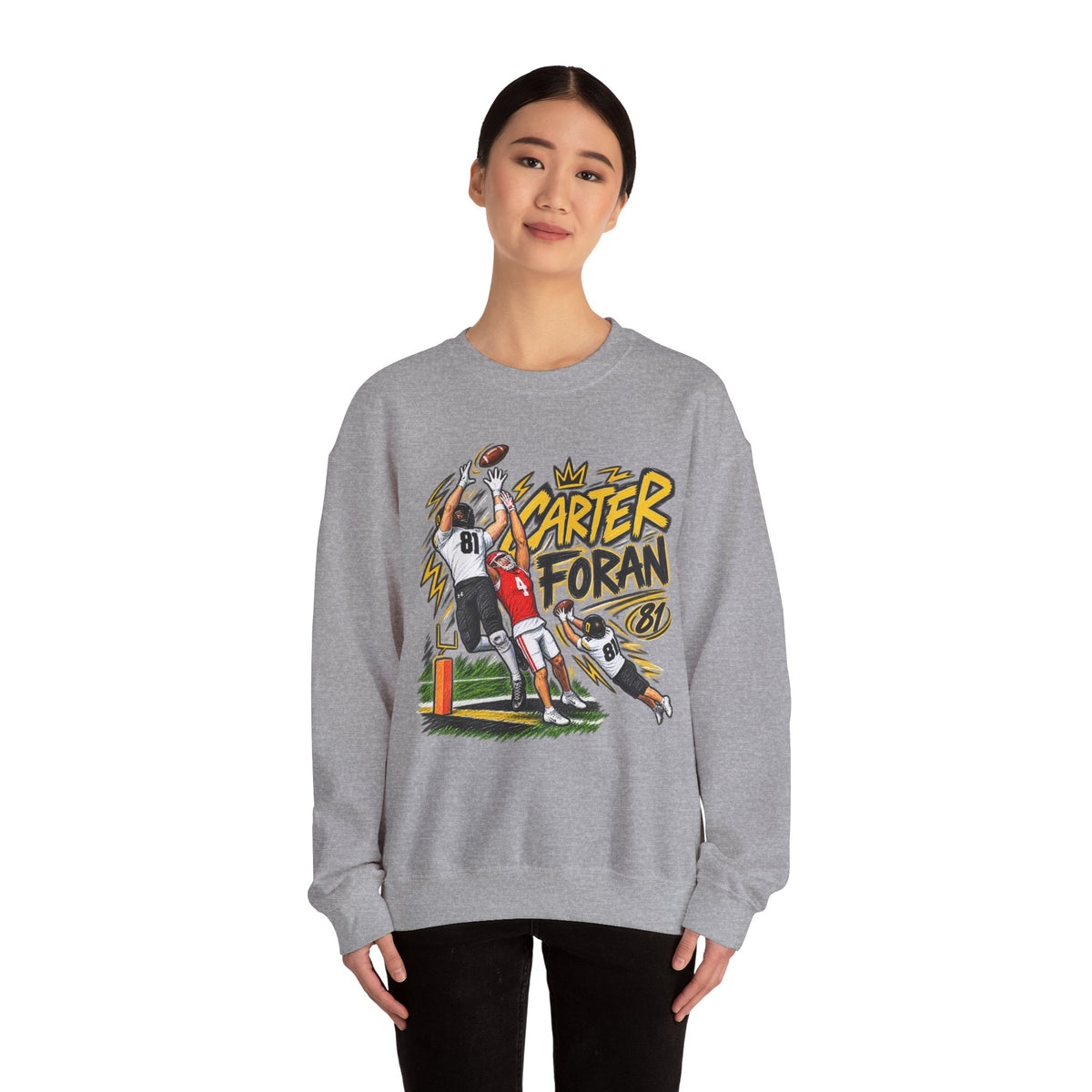 CARTER FORAN Graphic Crewneck - Saturday Standouts Sketch Series