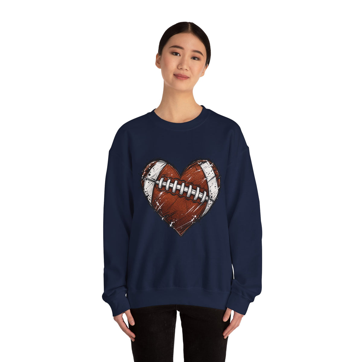 Unisex Heavy Blend™ Football Crewneck Sweatshirt
