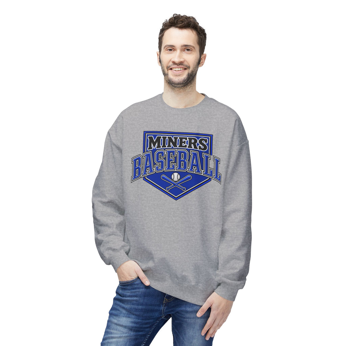 Miners Baseball Crewneck Sweatshirt