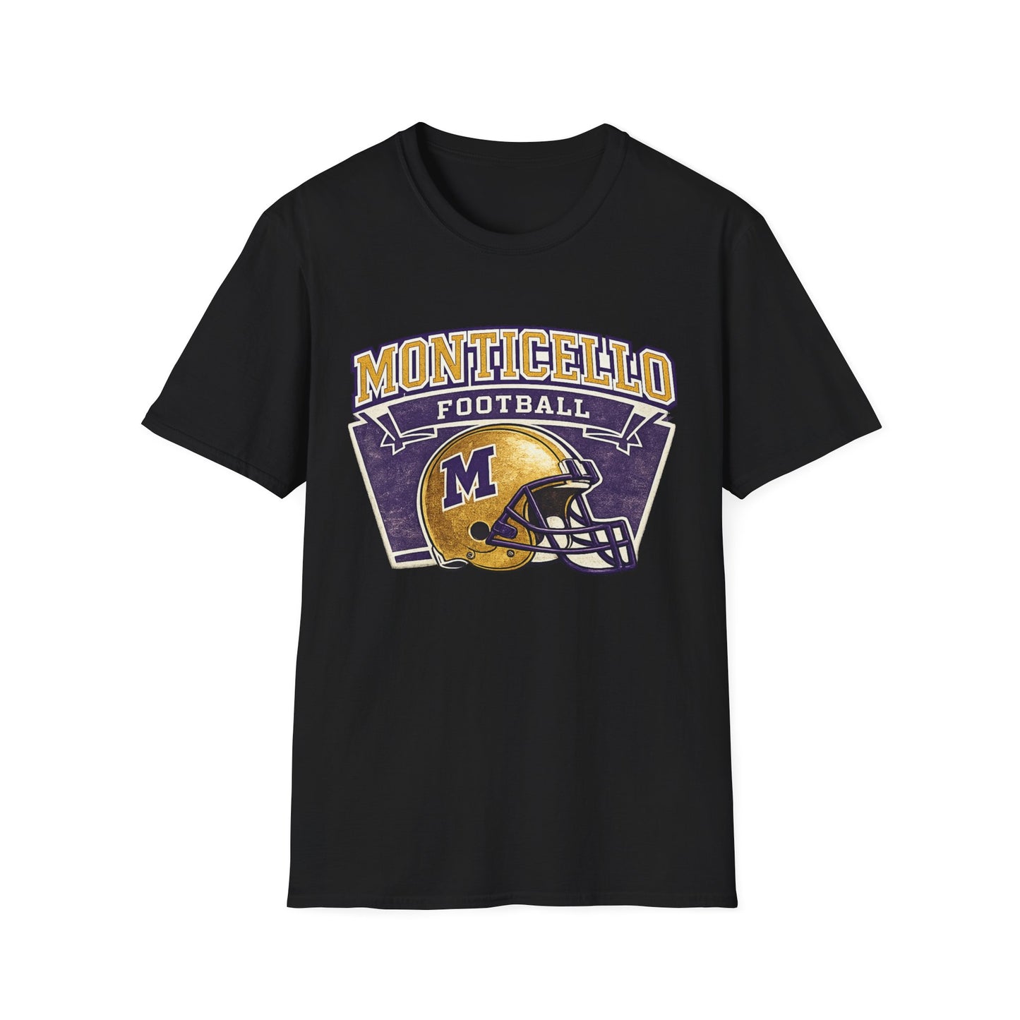 Monticello Football T-Shirt — Vintage Helmet Tee