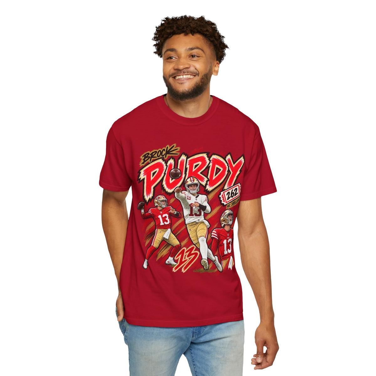 Brock Purdy, MR. IRRELEVANT Graphic T-Shirt - Sunday Standouts Sketch Series