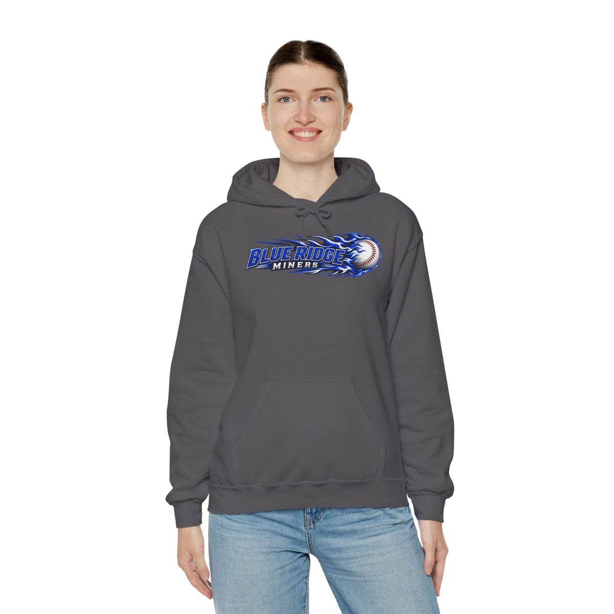 Blue Ridge Miners Flaming Baseball Hoodie – Flaming Ball Hoodie