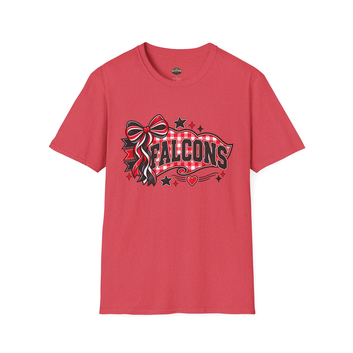 Falcons Bow T-Shirt — Red & Black Spirit Shirt