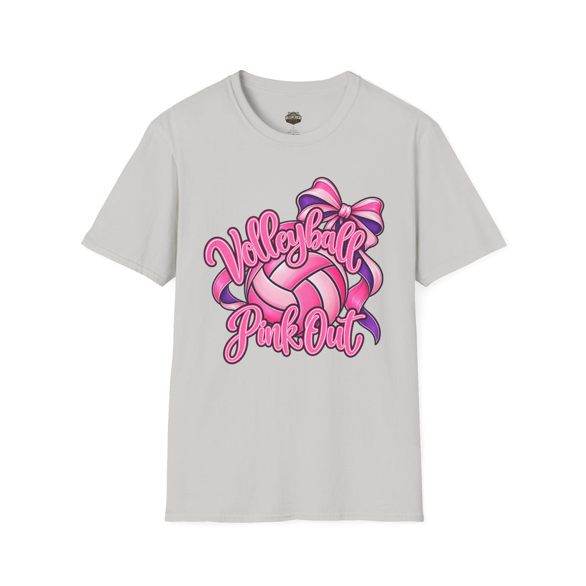 Volleyball Pink Out Tee — Breast Cancer Awareness Volleyball Shirt