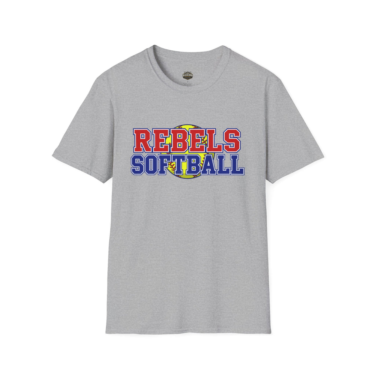 Rebels Softball T-Shirt — Retro Team Spirit Soft Tee