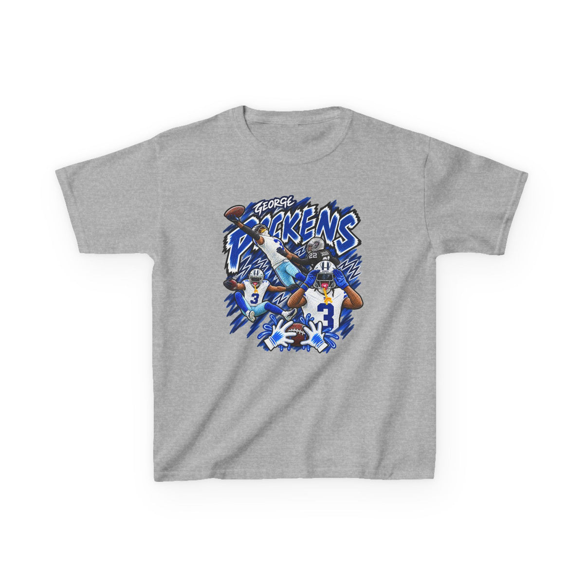 YOUTH George Pickens Graphic T-Shirt - Sunday Standouts Sketch Series