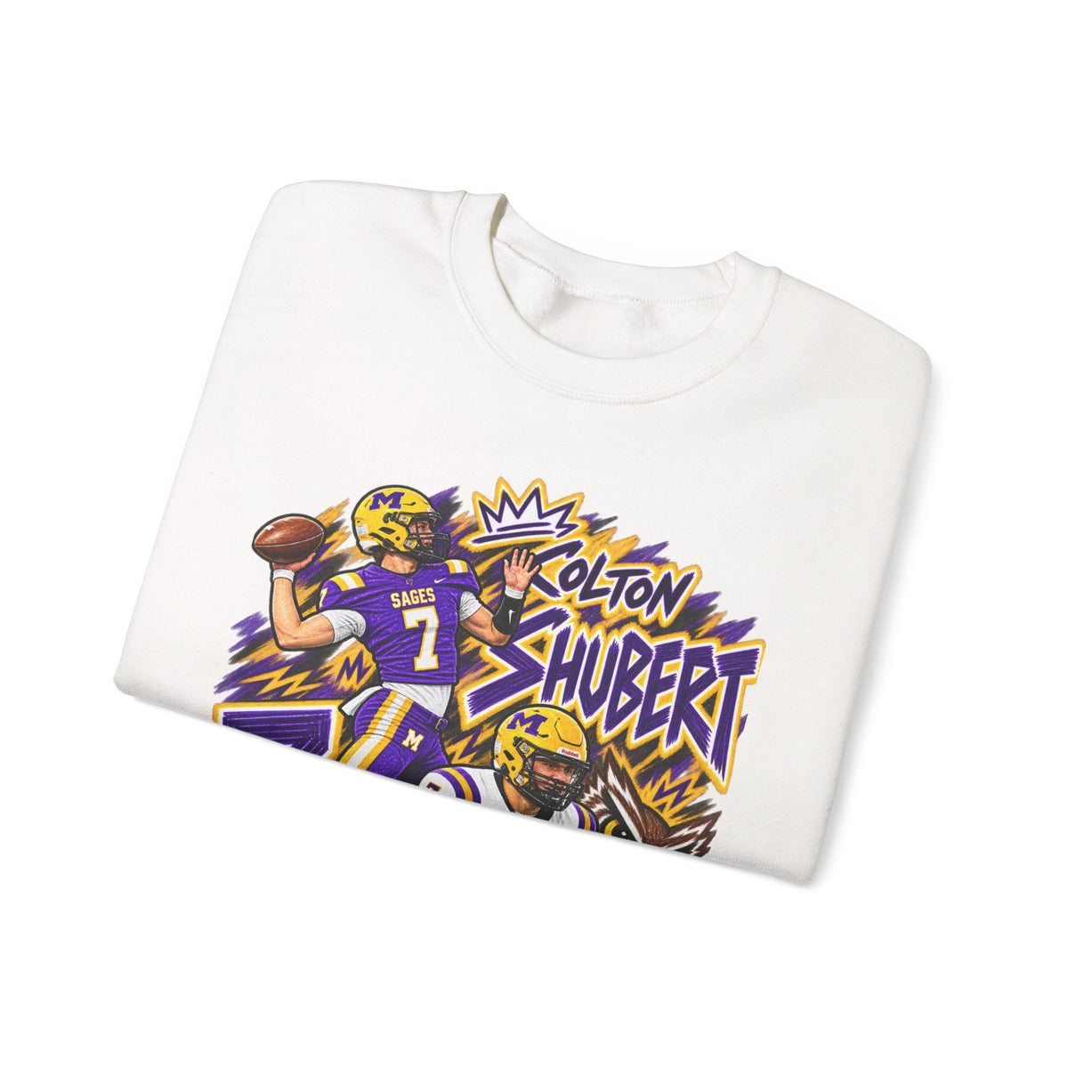 Colton Shubert Graphic Sketch Crewneck Sweatshirt