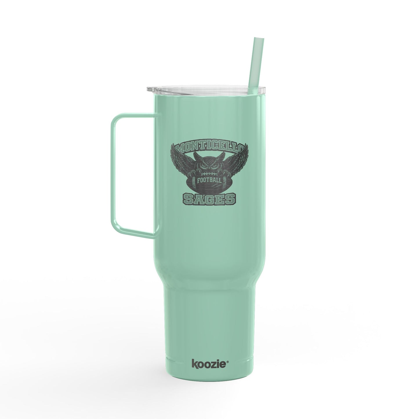 Monticello Football Insulated Tumbler with Lid, 40oz (Engraving)