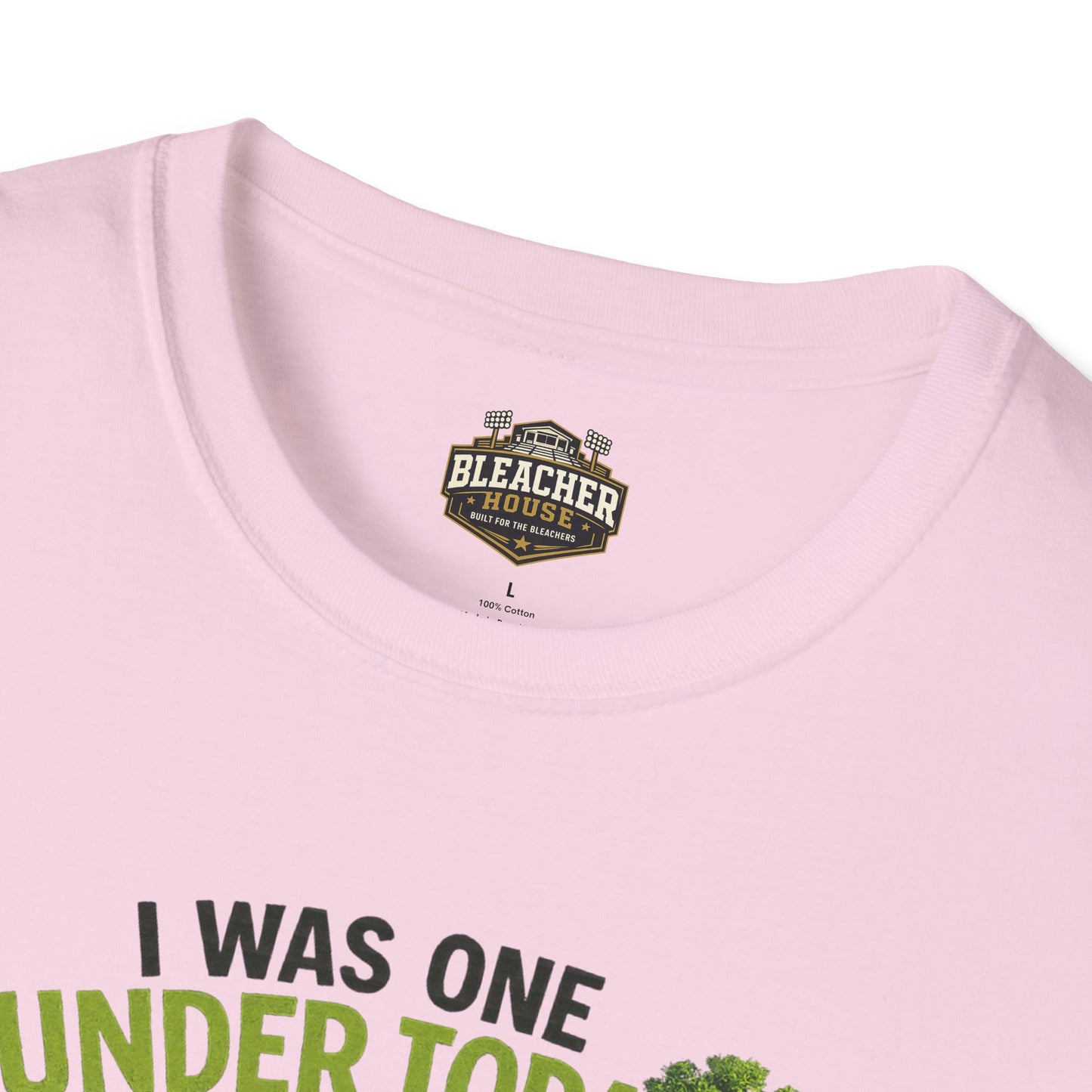 Golf T-Shirt — "I Was One Under Today" REALISTIC VIEW - Funny Scorecard Design
