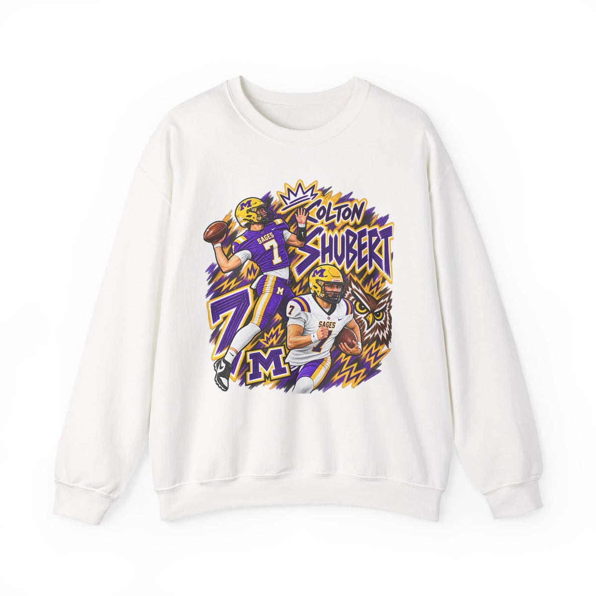Colton Shubert Graphic Sketch Crewneck Sweatshirt
