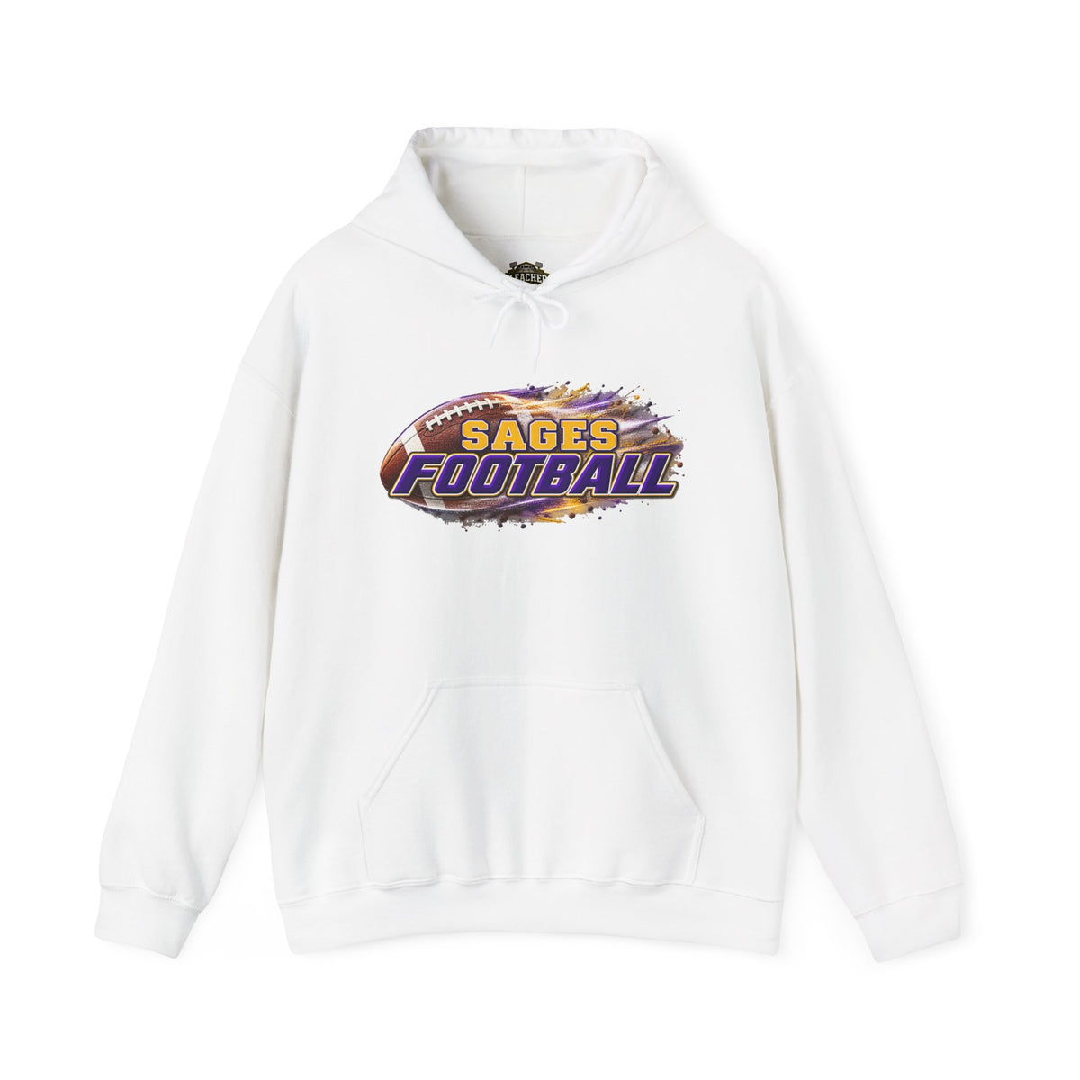 Sages Flaming Football Hoodie