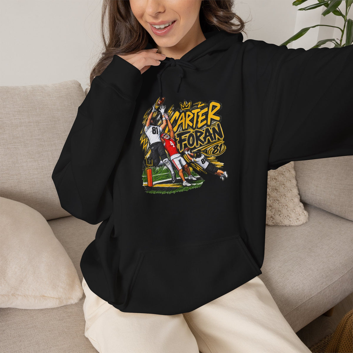 Saturday Standouts Sketch Series - CARTER FORAN Graphic Hoodie