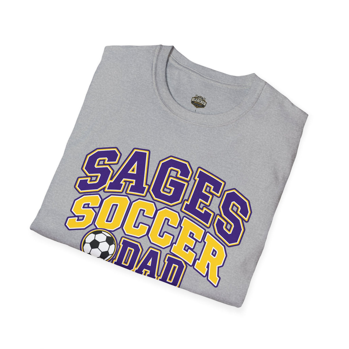 Sages Soccer Dad T‑Shirt — School Team Supportive Fan Tee