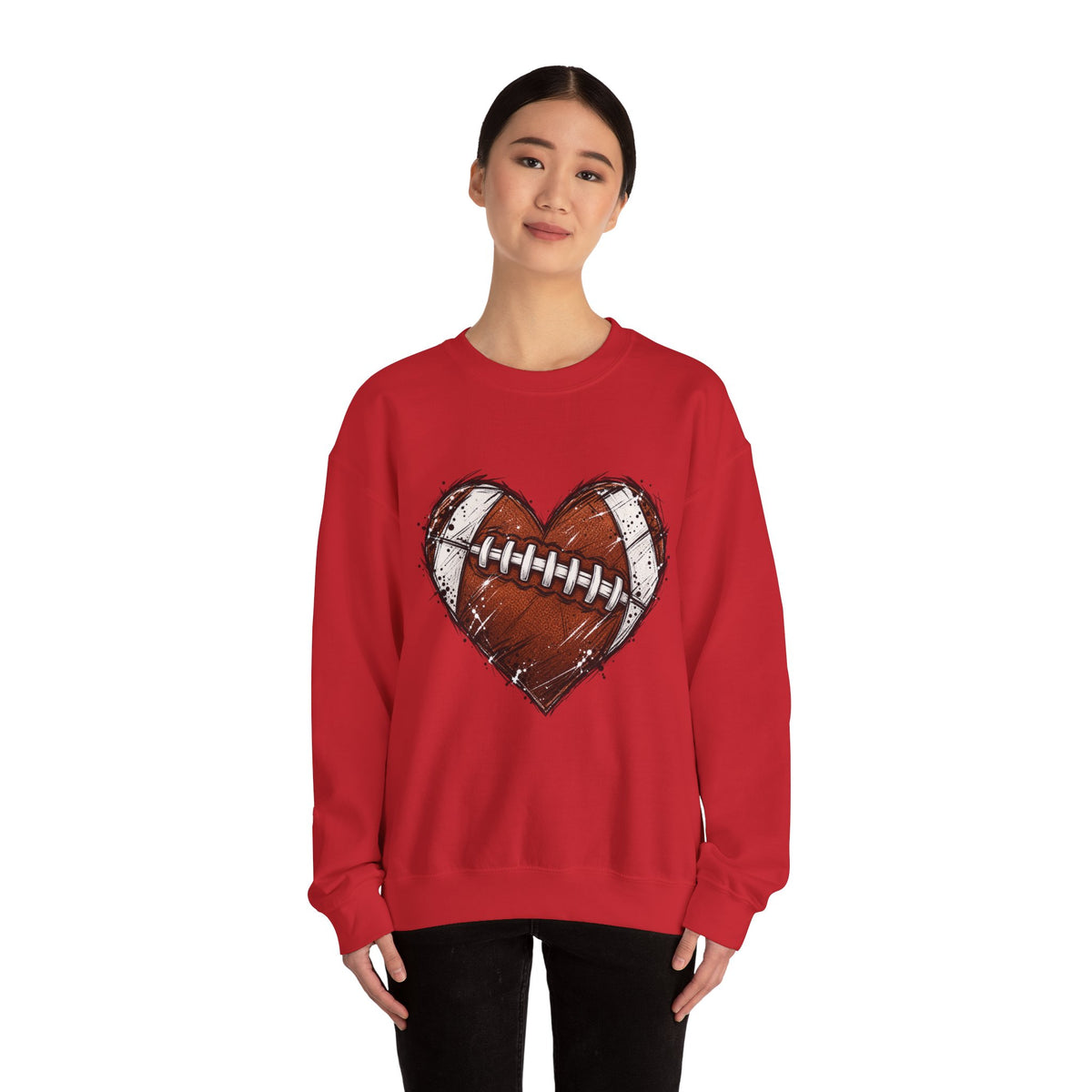 Unisex Heavy Blend™ Football Crewneck Sweatshirt