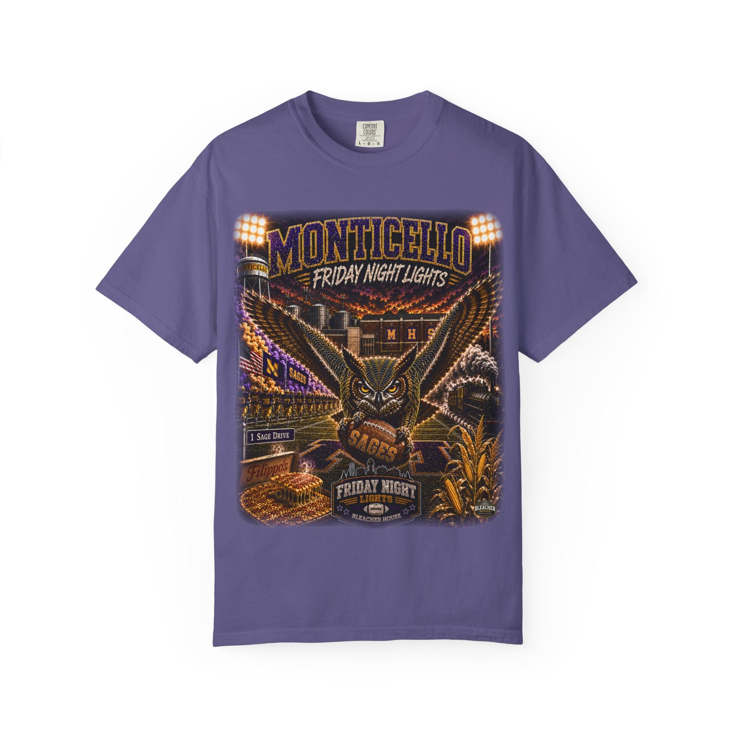 Friday Night Lights T Shirt- MONTICELLO Edition