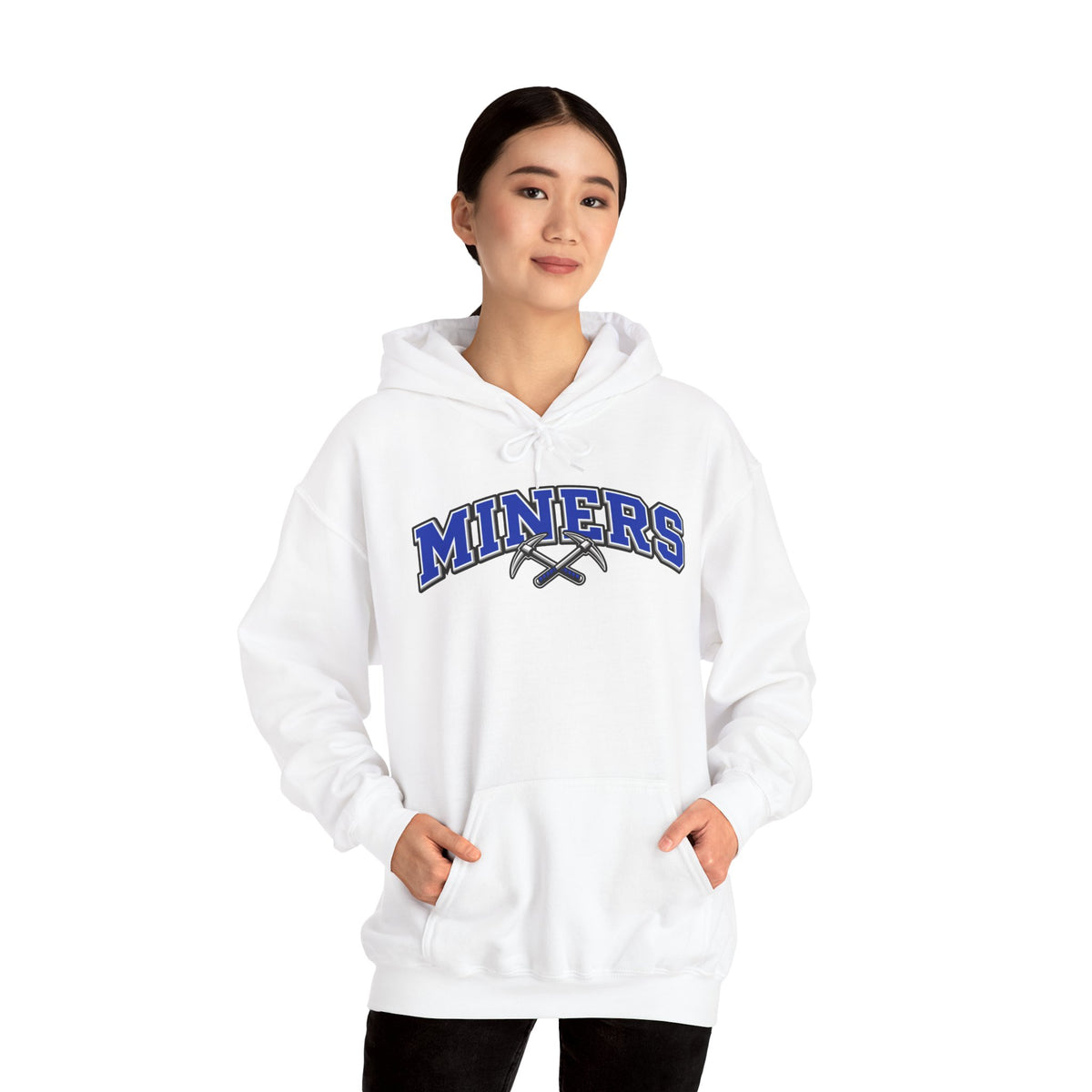 Miners Block Letter and Logo Hoodie