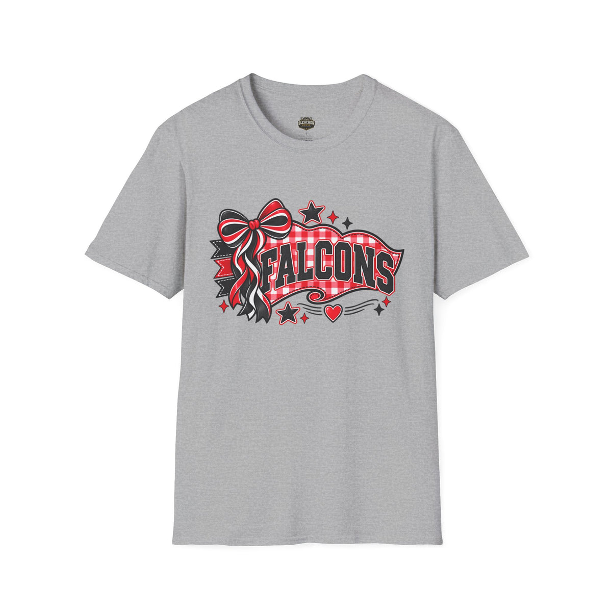 Falcons Bow T-Shirt — Red & Black Spirit Shirt