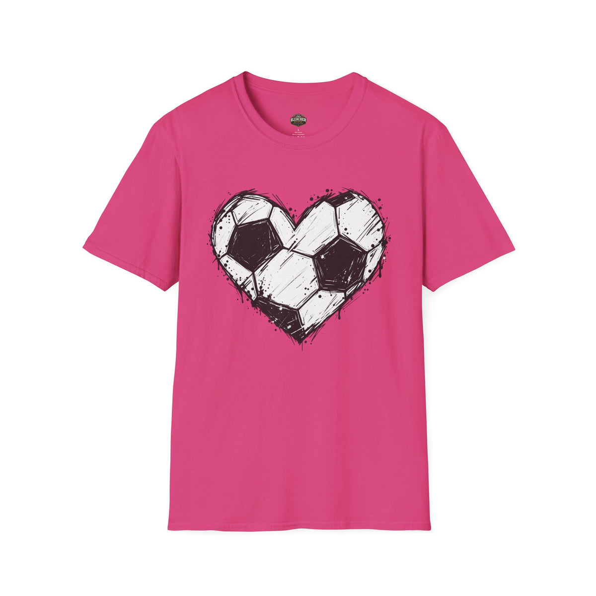 Soccer Heart T-Shirt — Grunge Love Football Tee