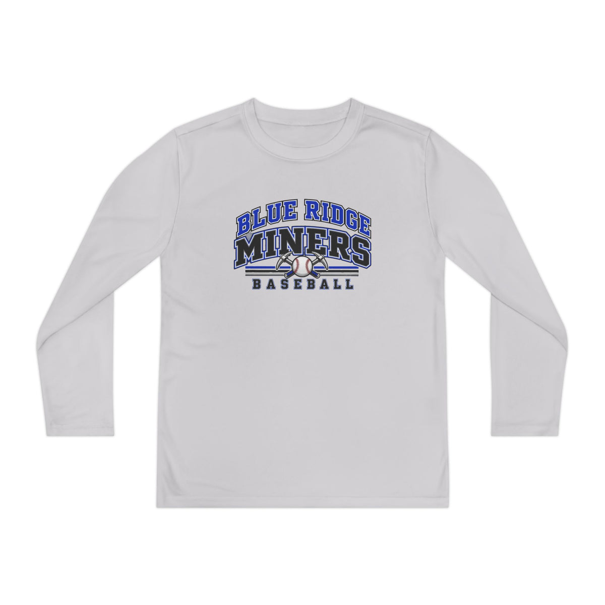 YOUTH Blue Ridge Miners Baseball Long Sleeve Tee