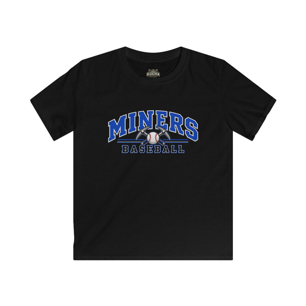 YOUTH Miners Baseball T-Shirt – Team Logo Youth Unisex Softstyle T shirt