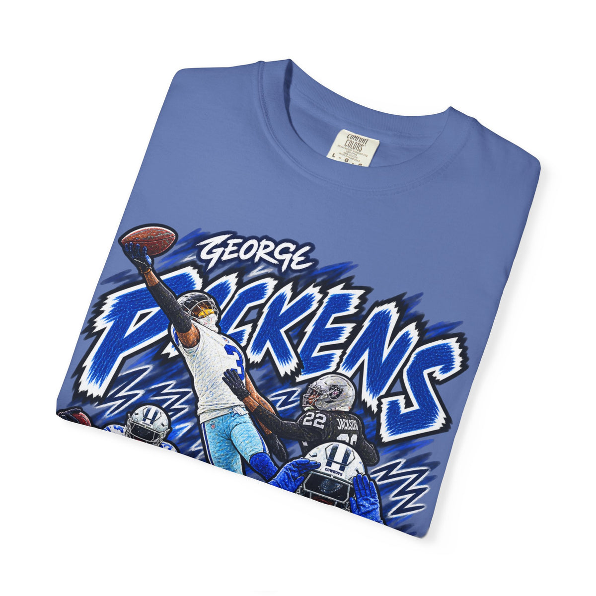 George Pickens Graphic T-Shirt - Sunday Standouts Sketch Series