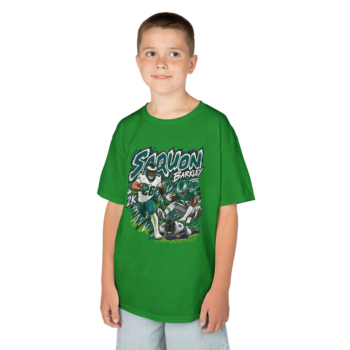 YOUTH Saquon Barkley Graphic T-Shirt - Sunday Standouts Sketch Series