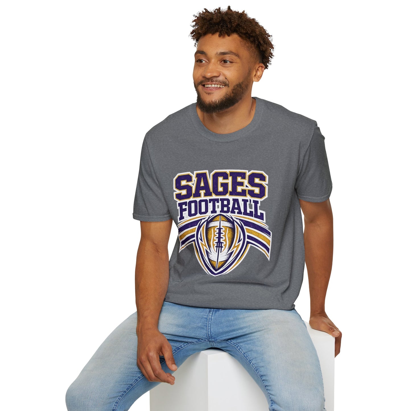 Sages Football T-Shirt — Vintage Collegiate Team Tee