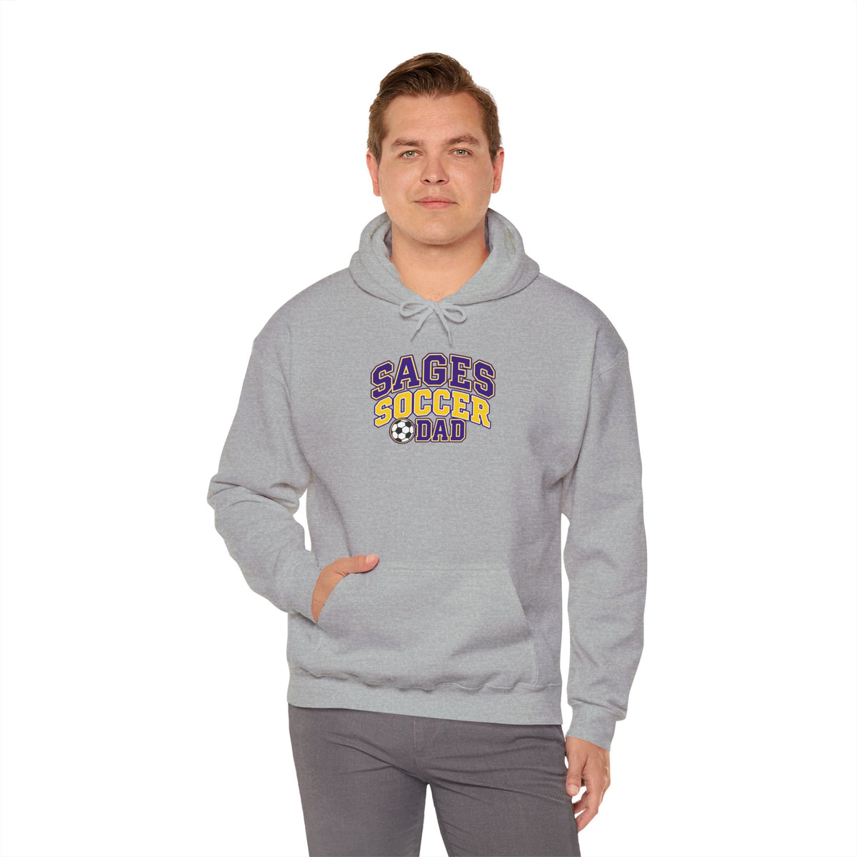 Sages Soccer Dad Unisex Heavy Blend™ Hooded Sweatshirt