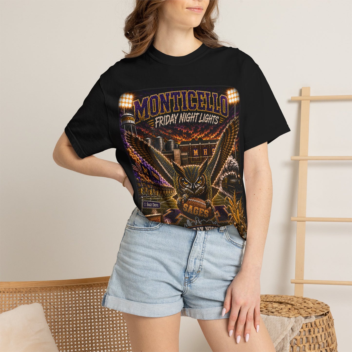 Friday Night Lights T Shirt- MONTICELLO Edition